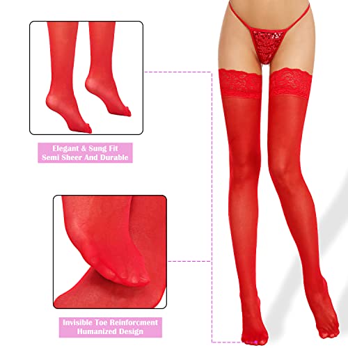Image of Lidogirl Lace Top Thigh High Stockings