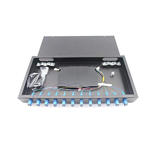 Tiroir optique pivotant 24 COEURS LC/APC pour coffret informatique - 2