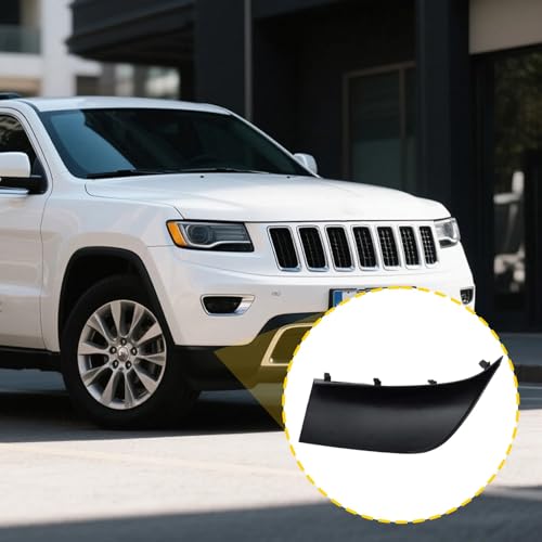 Image of 68421752AA Front Right Fascia Spat Compatible with Jeep Grand Cherokee L 2021-2024 Right Side Stone Deflector Splash Guard