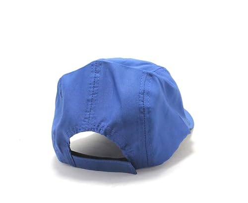 Boné Esportivo Liso Tactel Aba Curva Strapback (tactel, Azul Royal)