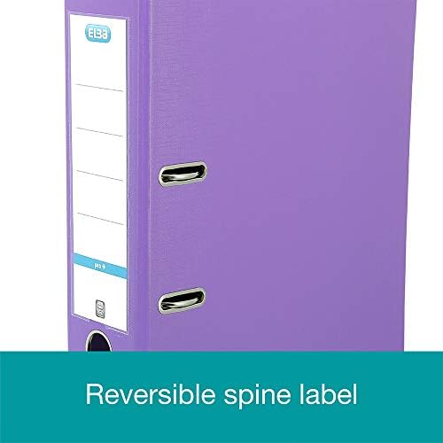 Elba, A4 Lever Arch File, Purple, Plastic 1 Folder