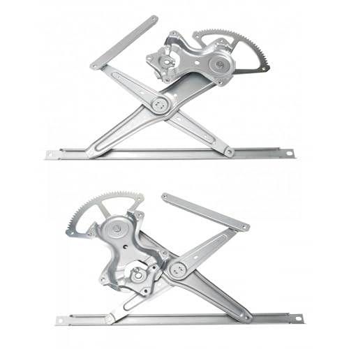 TRQ Sliding Door Power Window Regulator Set Compatible with 2010-2020 Toyota Sienna