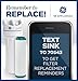 GE Single Stage Drinking Water System Replacement Filter, Fits GX1S01R Under Sink Filtration System, Replace Every 6 Months, FXUVC