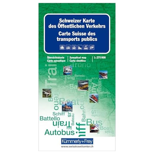 Comprehensive Switzerland Public Transport Map