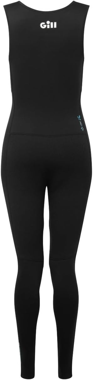GILL Dynamic Long Jane Sleeveless Wetsuit - 3mm Thermal & Impact Protective BIO Foam, Front Zipper