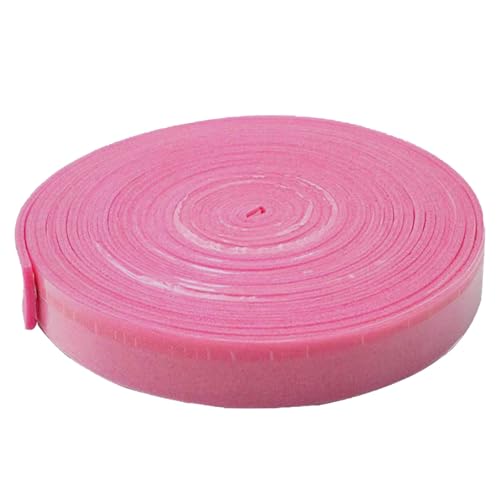 Randdämmstreifen 50mm x 5mm x 20m Ausgleichsschichtdämmstreifen Selbstklebend Randdämmung für Ausgleichsmasse Abdichtung Zwischen Fußbodenheizungsplatten und Wänden Rosa
