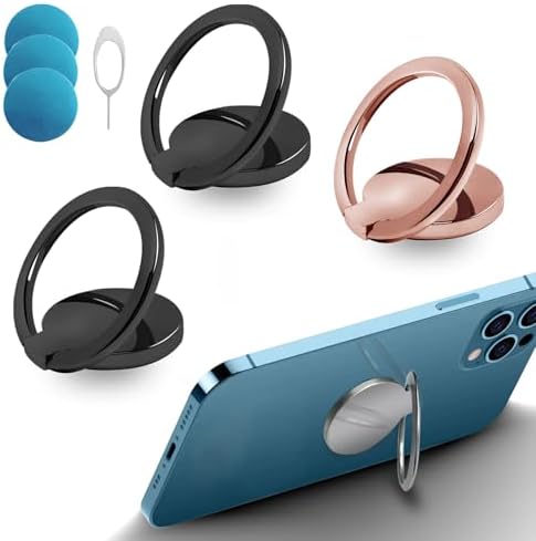 Bague Support Téléphone Kwmobile – Dorée – Rotation 360° – Universelle – Neuve