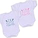 1 I'm a Little Fighter Premature Baby Clothes Bodysuit Vest 3-7lb PINK P2
