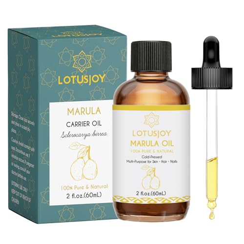 LOTUSJOY Marula Oil, 100% Pure, For Face, Hair, Skin, Body Wash, 2 Oz