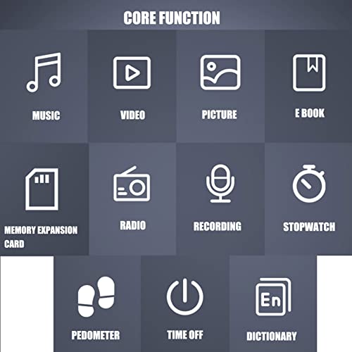 Mp3 Player Mp4 Player, Slim Classic 1.8 Inch Color Screen Mp3 Music Player Built In Hd Speaker, Fm Radio, Voice Recorder, Bt Connection (Blue) #TOP4