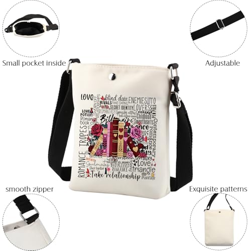 BNQL Dark Romance Book Crossbody Bag Dark Romance Gifts Romance Book Gifts Romance Reader Gifts Smut Bookish Gift Sling Bag4