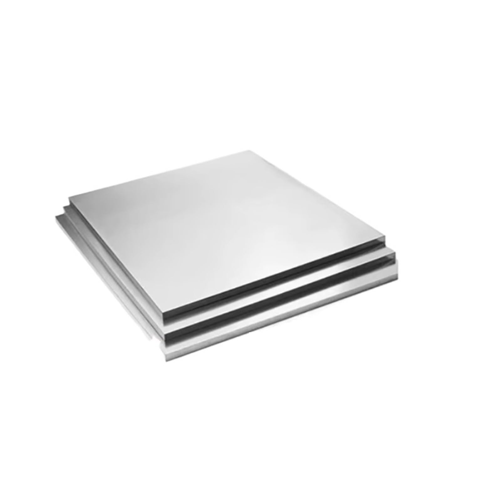Placa De Acero Inox Placa cuadrada de acero inoxidable 316L pulida en varios tamaños(150x100x4mm 1pcs)