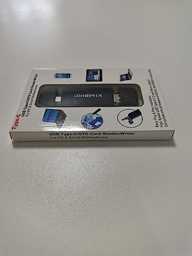 KiWiBiRD USB C SD Micro SD czytnik kart, Typ-C USB-A Micro USB Adapter kart pamięci do kart pamięci SDXC SDHC UHS-I kompatybilny z iPadem Pro, MacBook, Galaxy Tab S7 Tab A, telefon z systemem Android