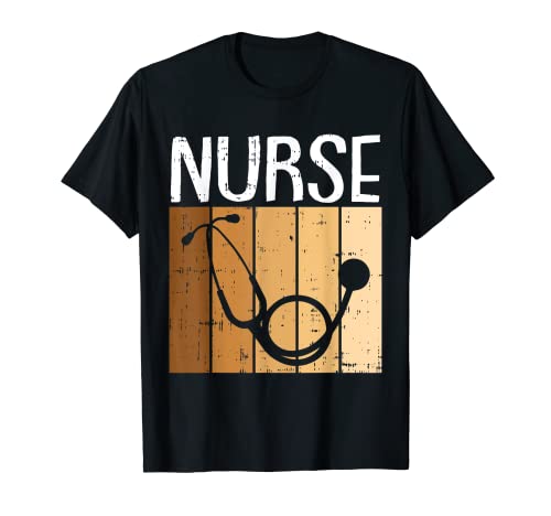 Enfermera Estetoscopio Negro Historia Mes BLM Melanin RN Enfermería Camiseta
