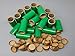 25pc Green Firework Tubes and 50pc Plug Kit 1