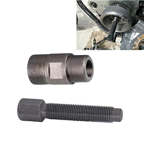 24Mm&27Mm Double Head Stator Magneto Flywheel Puller+20Mm 24Mm Clutch Lock Nut Spanner Tool Fits For Gy6 50 125 150Cc Yamaha Kawasaki Suzuki Scooter Atv Dirt Bike #TOP1