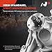 A-Premium Engine Water Pimp W/Curved Pipe & O-Rings & Bolts [fits OHV, 8Cyl 7.3L Turbo] Compatible with Ford [F,E-Class] E-350 E-450 E-550 Econoline Super Duty & Excursion, F-250, F-350, F-550, F59
