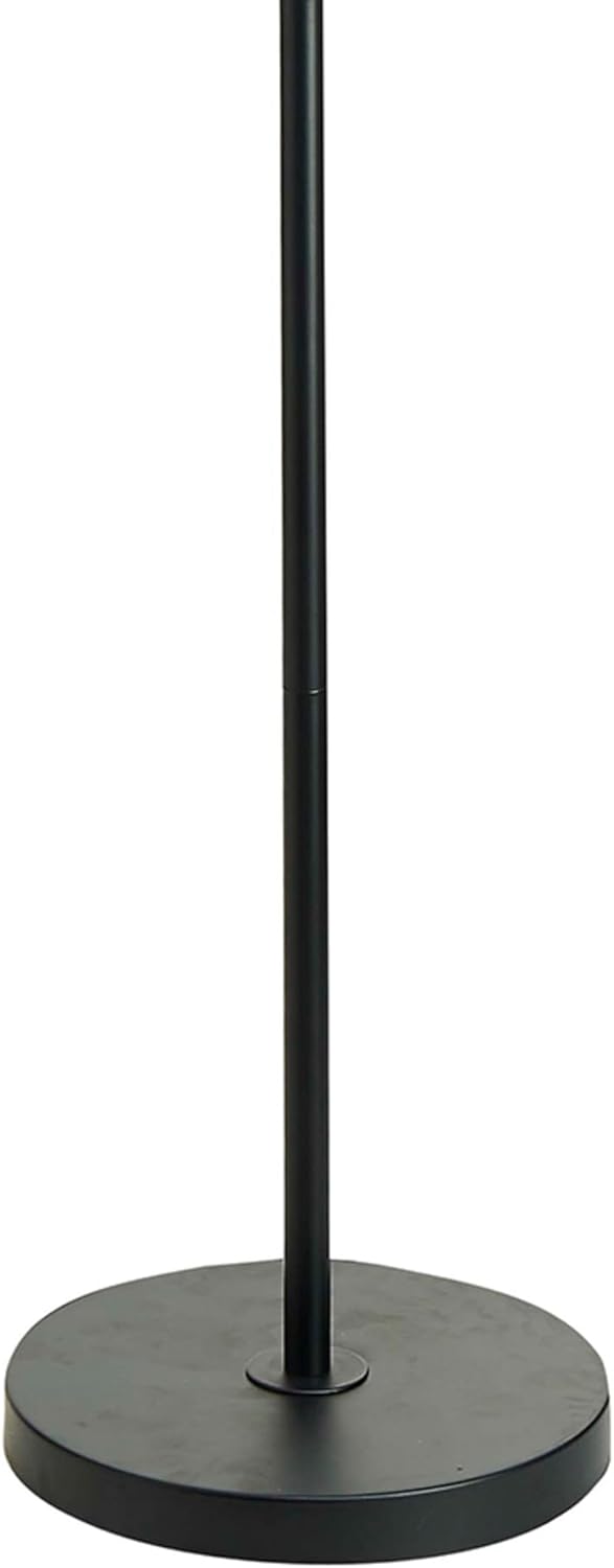 Catalina Lighting 20093-001 Modern Adjustable Floor Lamp, Standing Lamp, Living Room Light for Bedroom, Office or Apartment, LED Bulb NOT Included, 54.5", Black