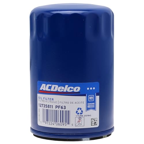 ACDelco GM Original Equipment PF63F (12737081) Oil Filter
