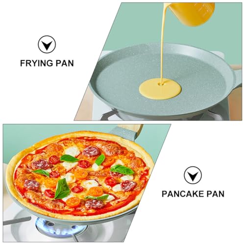 Poêle à pancakes induction antiadhésive et mini poêle verte - 4