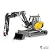 wheelfun Metal LESU 1/14 RC Hydraulic Excavator MC15 CNC Shell 4 Arms Remote Control Digger 9 Ways Valve Dual Pumps Light Sound Hobby Grade Model for Ages 14+
