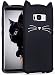 New Cute Cartoon 3D Beard Cat Ears Animal Silicone Mobile Phone Case Cover For iPhone 6 6S Plus For iPhone 7 Plus For Samsung Galaxy S8 Plus S7 S6 S5 Note 4 5