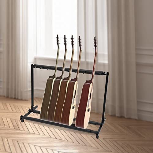 Support de guitare multiple doté de patins en caoutchouc de protection souples - 3