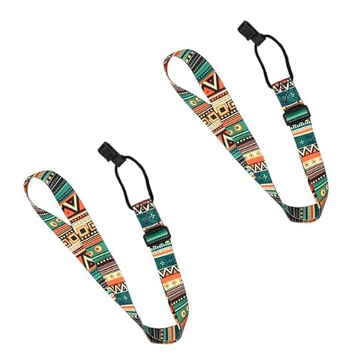 WADY Eslinga con Correa para Ukelele, 2 Piezas Correa Ajustable para Ukelele y Guitarra, Correa de...
