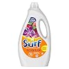 Surf Passion Bloom Laundry Washing Liquid Detergent with a joy-infused fragrance & natural essential oils lasting up to 12 hours in wear for brilliantly clean results 95 washes 2.565 L