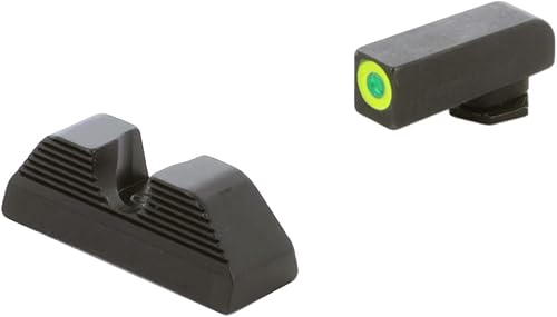 Miniatura 6 de AMERIGLO GL-351 compatible con Glock 4243 verde con contorno naranja, juego de visión nocturna delanteratrasera