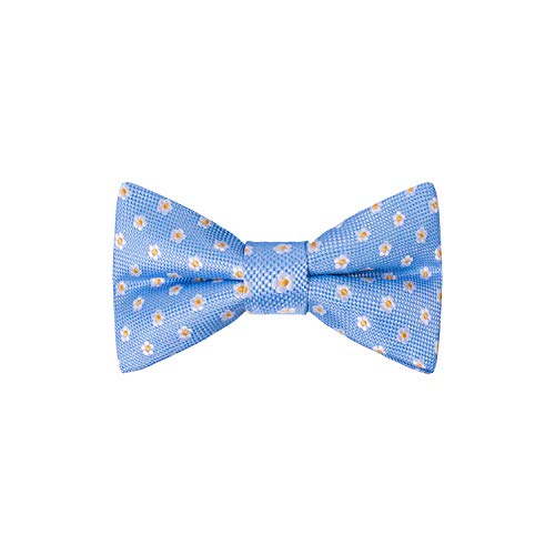 Forget Me Not Bow Tie by Masonic Revival (Standard Self-Tied Light Blue)