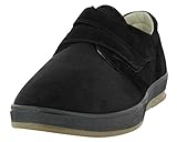  VAROMED 82100 Madison Damen Gesundheitsschuh, Klettschuh, Verbandsschuhe, Halbschuh, Pflegeschuh schwarz (schwarz), EU 46