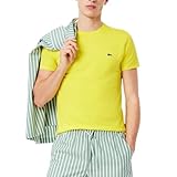 Lacoste Men's Cotton Pima T-Shirt, Pineapple, X-Large