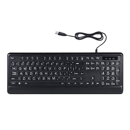 Clavier grand format USB rétroéclairé tricolore pour ordinateur