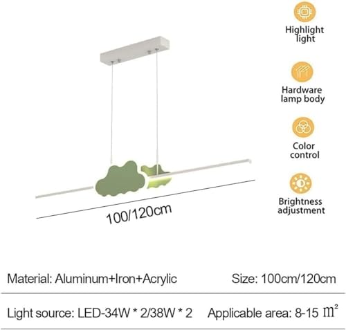 Lampe suspendue avec télécommande et éclairage connecté modulable