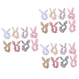 NOLITOY 24 Piezas lazo elástico para el cabello elástica para el pelo bandas elásticas para el cabello hair band hair ties banda de pelo de niña banda elástica elástica bowknot