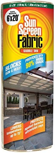 Easy Gardener 72020 Sun Screen Fabric, 6ft X 20ft, 6 by 20'