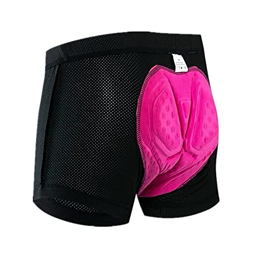 Calzoncillos Ciclismo para Hombre, Ciclismo Pantalones Cortos Ciclismo Deportes Sports Ropa Interior Compresión Pantalones Cortos de Bicicleta Gel Ropa Interior Mujeres y Mujeres MTB Shorts Montar en