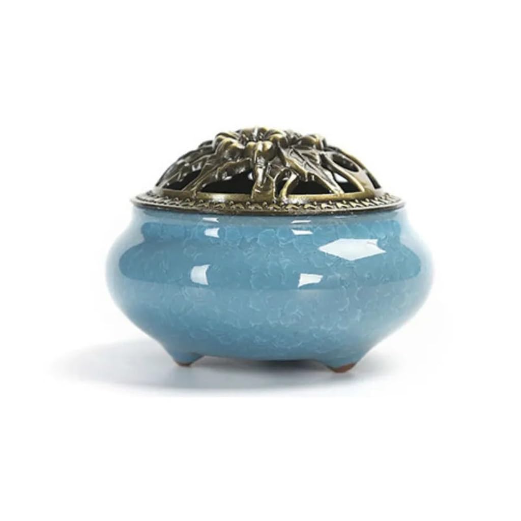 Porte-encens en céramique intérieur maison et brûleur de parfum traditionnel