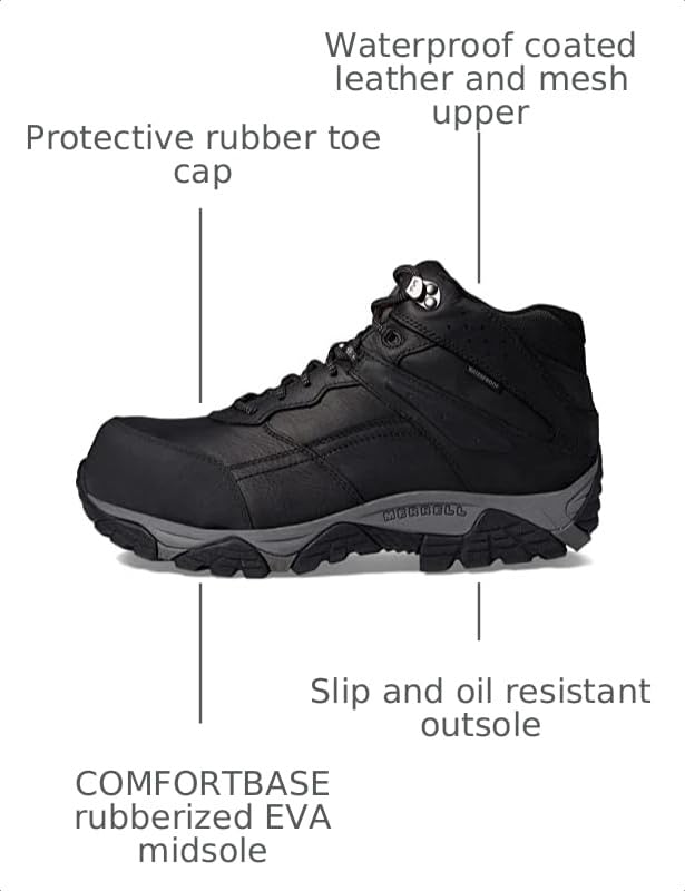 Image of Merrell mens Moab Adventure Mid Wp Cf