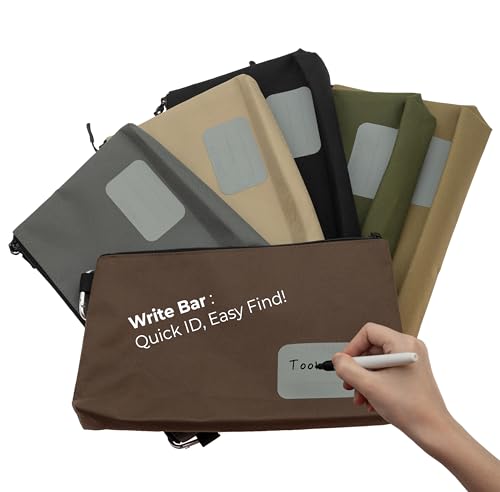 image for COREFLEX Premium Tool Pouch Zipper Bag, Small Tool Bag, Multipurpose S