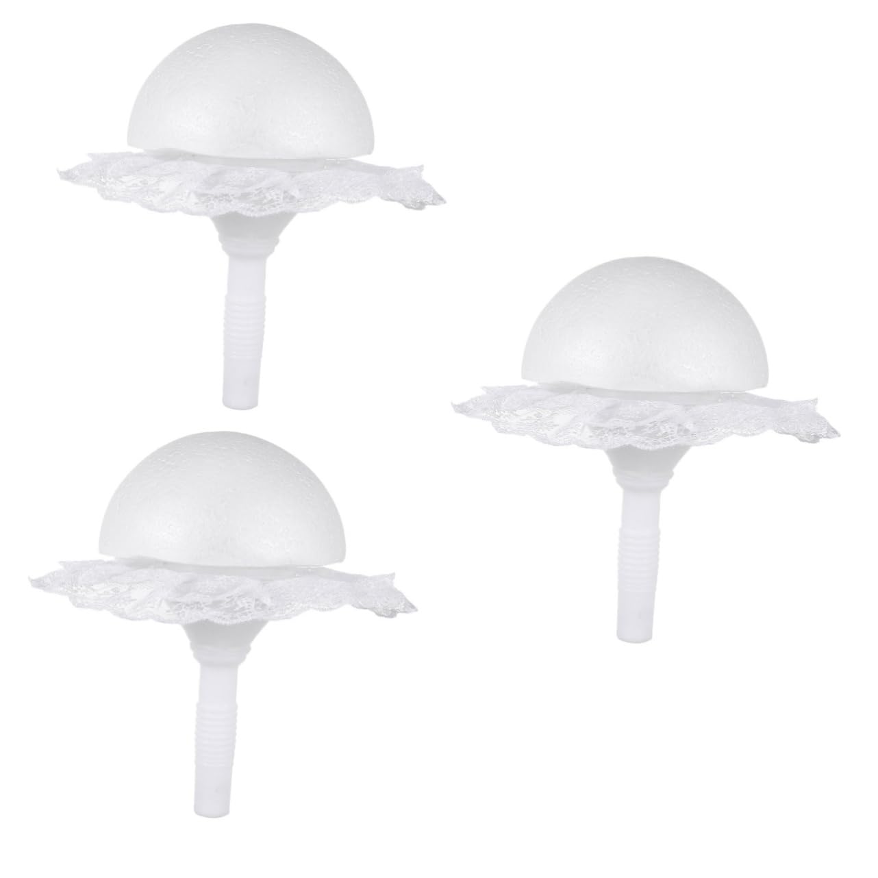 SHINEOFI 3 Juegos De Soportes De Espuma Para Ramos De Boda Flores Artificiales Decoraciones DIY Suministros De Floristería Suministros Para Arreglos Plástico