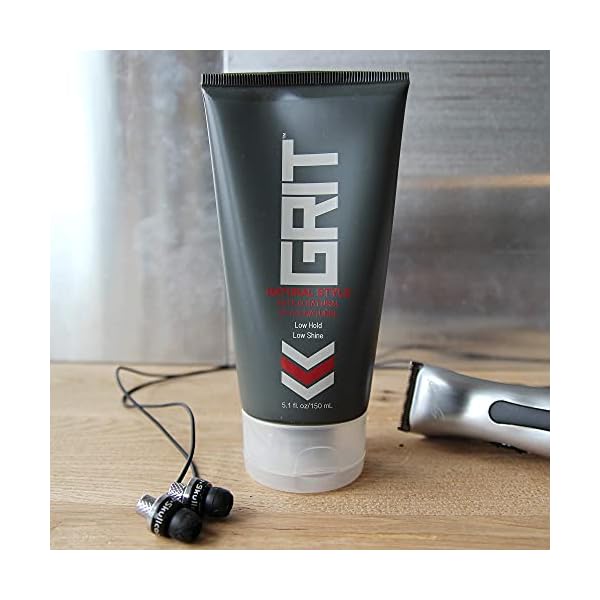 GREAT CLIPS GRIT Natural Style, 5.1oz | Low Hold, Low Shine Hair Styling Cream | Adds Slight Texture & Definition