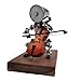 Myste Modèle de Puzzle en Métal 3D avec lumière LED - Bande de Robot de Violoncelle, Robot de Puzzle en Métal Mécanique 3D Modèle Fini Puzzle Modèle Détachable DIY dassemblage Jouet de Construction