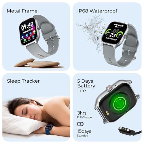Add GameSir H18 Pro Smartwatch 2.01" Gray Grey - Image 7
