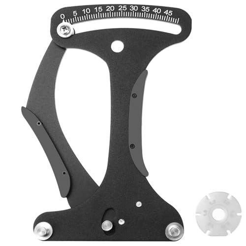 QWORK Bicycle Spoke Tension Meter Measuring Tool - High-Precision Aluminum Alloy Bicycle Wheel Tool for MTB & Road Bikes