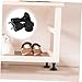 Lurrose 1set Heavy-Duty Office Chair Caster Wheels for Floors Mute Rotating Design Material for Furniture and Wheelchairs Includes Fixed Plate Swivel