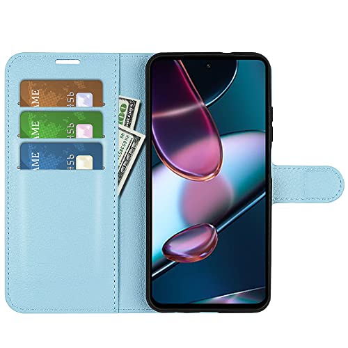 Happygor Capa Carteira para Motorola Edge 30, capa de telefone em couro PU com compartimentos para c