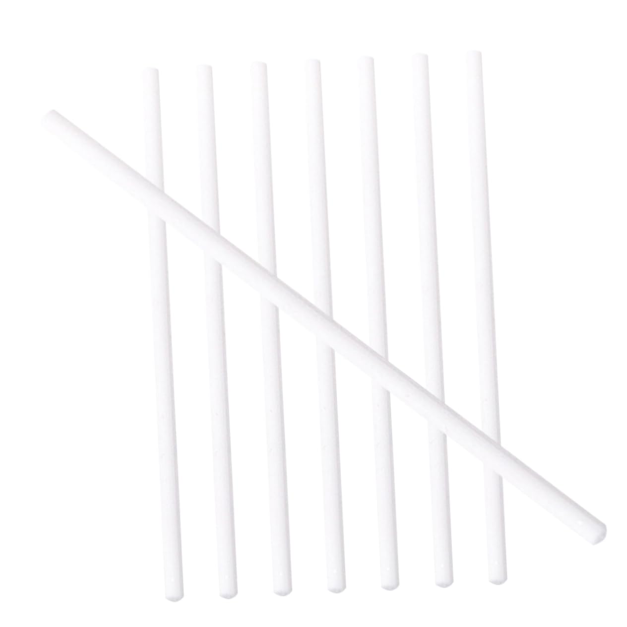 Housoutil 8pcs Hanging Stick Jewelry Burning Clay Rod Kiln Sticks Refractory Stick Kiln Rods High Fire Rods for Kiln Refractory Rod Kiln Hanging Rods Bead Craft Tools White Aluminum Oxide