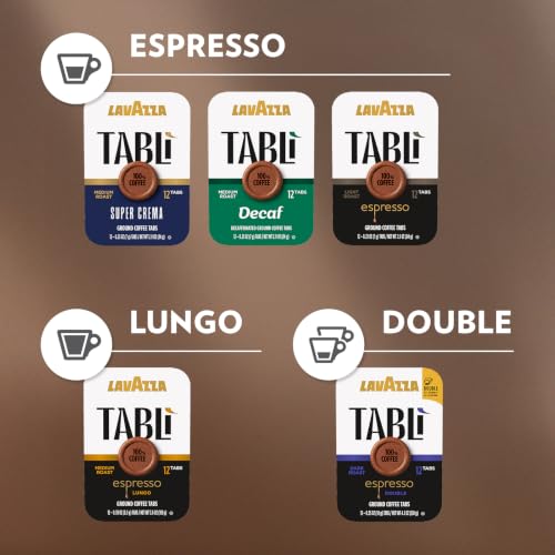 Lavazza Tablì Espresso Machine (Black) and 60-count variety Coffee Tabs - image 4